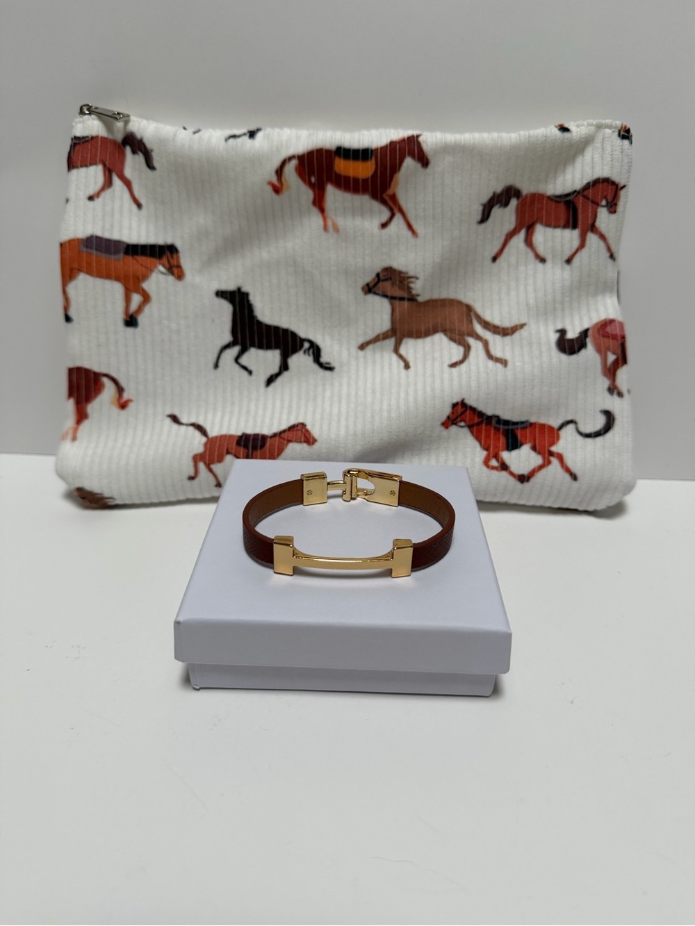 Bracelet & Makeup Pouch NWOT